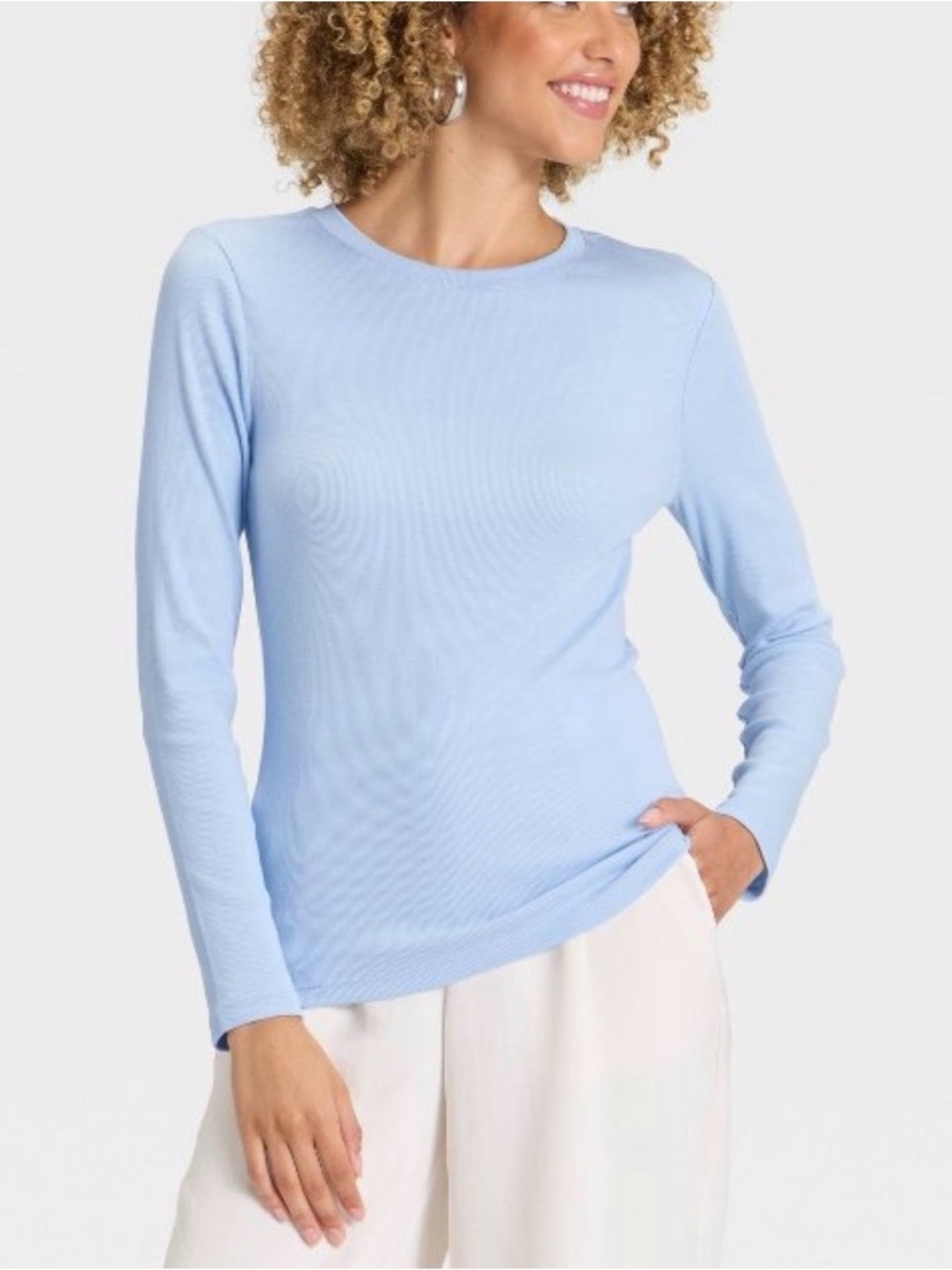 A new day Long-Sleeve Crewneck Top